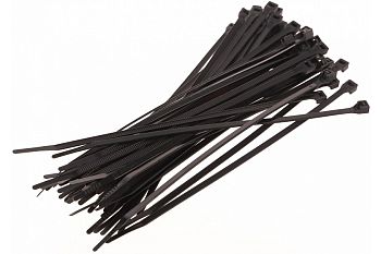 Хомут кабельный чёрный Bohrer 5(4,6)х450 (1/100)