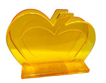 Салфетница "Яблоко" МП+ янтарная тониров. (150)