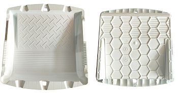 Ванночка для краски 200х210 мм, белая (для валиков длиной до 150мм) "W.Е".mini (140шт/уп)