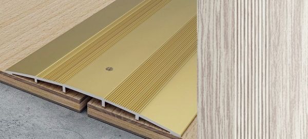 Стык широкий 100мм ясень серый