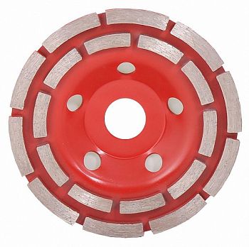 Чашка алмазная двухрядная  125 сегмент (Trio-Diamond)