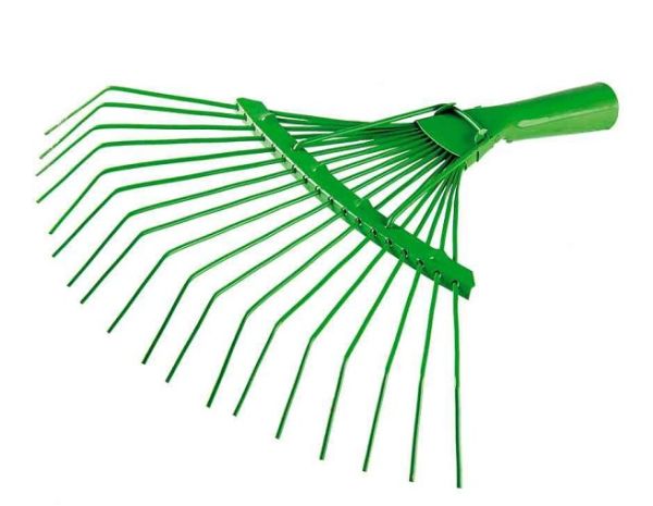 Грабли веерные зеленые