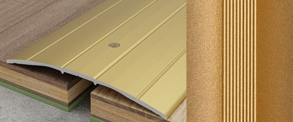 Стык 60 мм золото