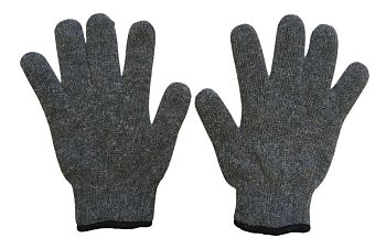 Перчатки утеплённые п/шерстяные 10шт/уп