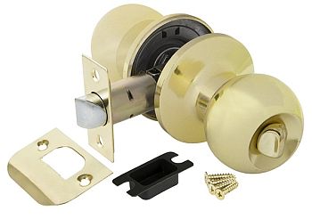 Ручка защелка DK682 PB-BK (6082 PB-B) (фик.) золото AJAX