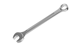 Гаечный ключ комбинированный 19мм (белый цинк) Oasis Eco