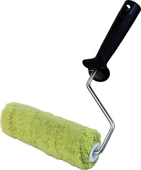 Валик-миди полиакр.зелёный 150мм,d30мм,бюгель 6мм,ворс 18мм DECOR, (25шт/50шт)