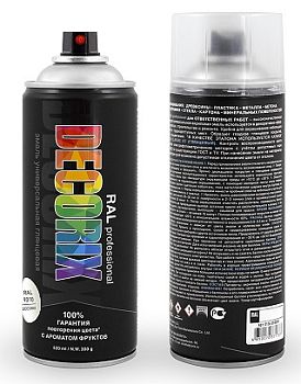 Аэроз. эмаль PROF. DECORIX RAL 9010 белый 520мл/12