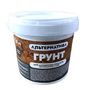 Грунт по OSB АЛЬТЕРНАТИВА ведро 1,5 кг