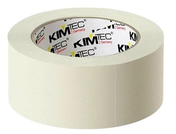 Малярная лента, белая, "KIM TEC", 50ммХ45м, 24 шт.