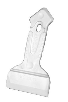 Шпатель двусторонний DEСOR 80мм, резин.ручка (5шт/170шт/850шт)