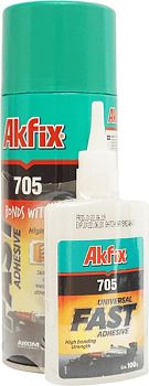 Akfix 705 Набор для склеивания (B25гр+100мл) (24шт/уп)