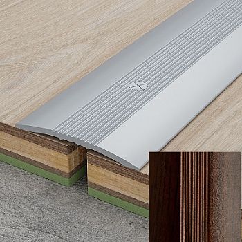 Универсальный стык 28мм 1,8 орех тёмный