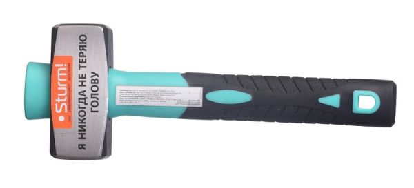 Кувалда STURM! 1000г которая никогда НЕ ТЕРЯЕТ ГОЛОВУ (ОБРАТ.КЛИН,обрез.рук)