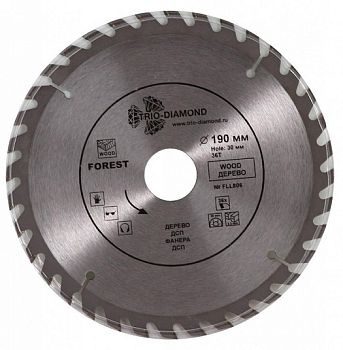 Диск пильный 190Х36TХ30/20 mm  (Trio-Diamond)