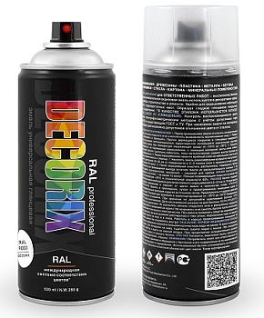 Аэроз. эмаль PROF. DECORIX RAL 9003 сигнально-белый 520мл/6