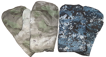 Рукавицы утепленные камуфлированные (Мех)