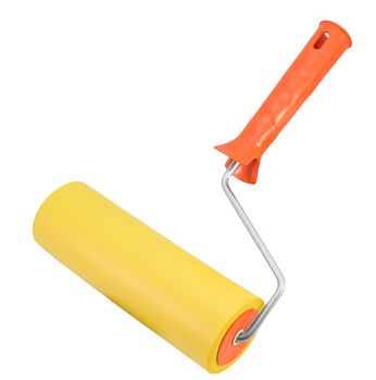 Валик д/прикат. обоев, резинов.150 мм, ручка 6 мм (13шт/52шт)