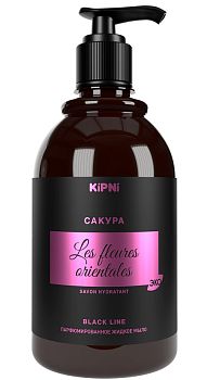 Мыло жид.парфюмир. для лица и тела с дозат. KiPNi "Сакура" 380мл 25шт/уп 