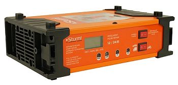 Инверторное заряд.устройство Sturm! ВС1210PR ном.ток 10А для АКБ 12/24В 10-100Ач