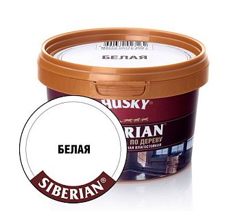 HUSKY ШПАТЛЕВКА по дереву Белая, 0,4 кг., 12 шт.