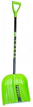 Лопата снег ТИБЕТ 410*415 ал.планка, съемный ал.черенок,V-ручка D32 100183