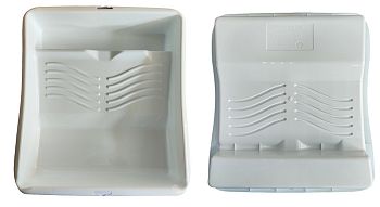 Ванночка для краски, усиленная 320х360 см, белая "B.W." (40шт/уп)