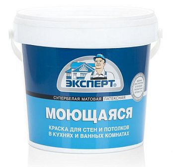 Эксперт КРАСКА МОЮЩАЯСЯ С/Б, 1,3 кг, 6 шт.